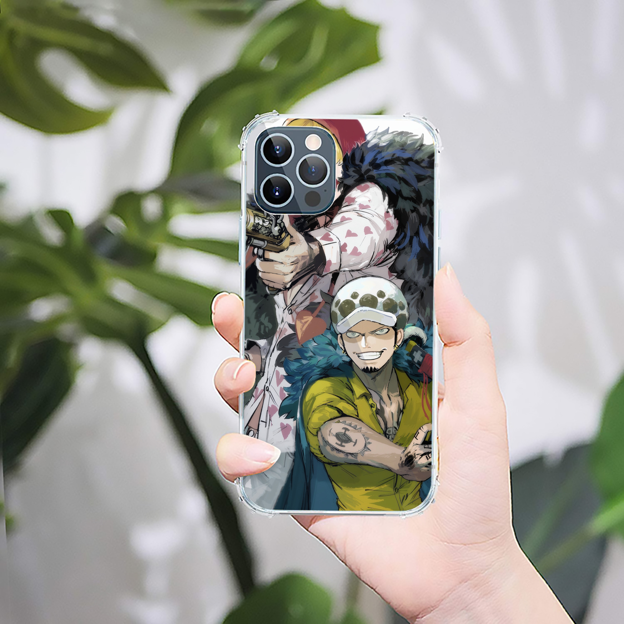 （画像用） ワンピース ONE PIECE 【iPhone 12シリーズ対応】透明スマホケース（クリアソフトケース）